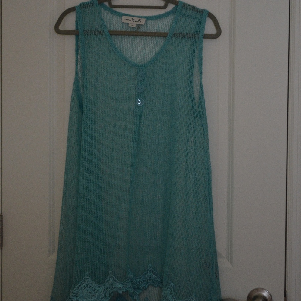 Simply Noelle Mesh Tunic XL